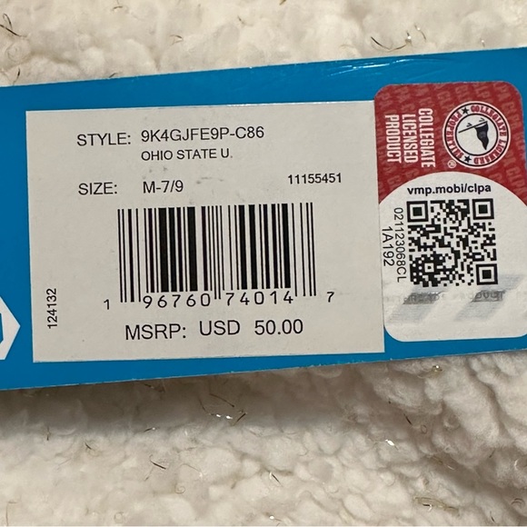 ๐ The Ohio State Long Sleeve Pullover Sherpa Sweatshirt Size Jr. Medium - Picture 5 of 12